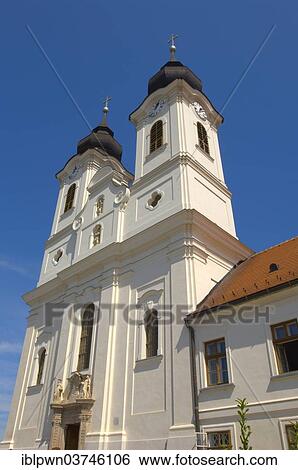 "Tihany Abbey, Benedictine monastery, Tihany, Central Transdanubia, Hungary, Europe" View Large Photo Image Stock Photograph - "Tihany Abbey, Benedictine monastery, Tihany, Central Transdanubia, Hungary, Europe". Fotosearch