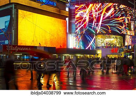 "Times Square, Manhattan, New York City, New York, United States, North America" View Large Photo Image Stock Photo - "Times Square, Manhattan, New York City, New York, United States, North America". Fotosearch