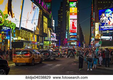 Stock Photo - "Times Square, Manhattan, New York City, New York, United States, North America". Fotosearch