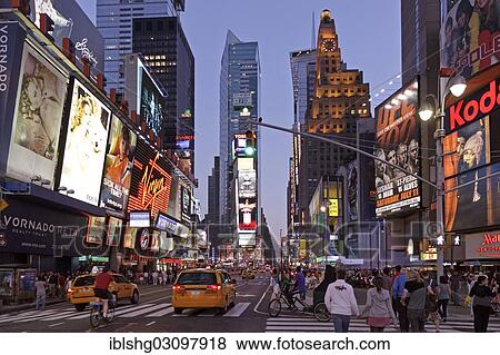 "Times Square, Manhattan, New York City, New York, United States, North America" View Large Photo Image Stock Photo - "Times Square, Manhattan, New York City, New York, United States, North America". Fotosearch
