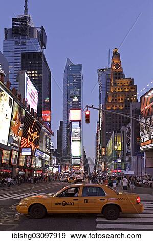 Stock Photo - "Times Square, Manhattan, New York City, New York, United States, North America". Fotosearch