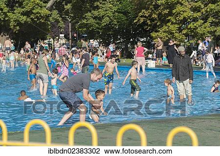 "Toddlers paddling pool at Clissold Park, Stoke Newington, London, England, United Kingdom, Europe" View Large Photo Image Stock Image - "Toddlers paddling pool at Clissold Park, Stoke Newington, London, England, United Kingdom, Europe". Fotosearch