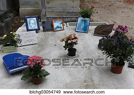 "Tomb of Gilbert Becaud, Pere Lachaise Cemetery, Paris, France, Europe" View Large Photo Image Stock Photo - "Tomb of Gilbert Becaud, Pere Lachaise Cemetery, Paris, France, Europe". Fotosearch