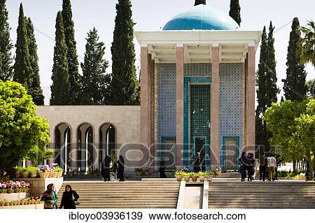 "Tomb of the medieval Persian poet Saadi, Schiraz, Fars, Iran, Asia" View Large Photo Image Stock Photo - "Tomb of the medieval Persian poet Saadi, Schiraz, Fars, Iran, Asia". Fotosearch