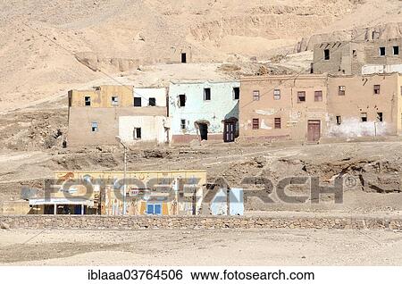 "Tomb robbers' settlement, near the Valley of the Kings, Luxor, Luxor Governorate, Egypt, Africa" View Large Photo Image Stock Photograph - "Tomb robbers' settlement, near the Valley of the Kings, Luxor, Luxor Governorate, Egypt, Africa". Fotosearch