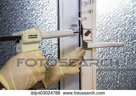 "Tool marks on a window, forensics after a break-in, burglary, Germany, Europe" View Large Photo Image Stock Photo - "Tool marks on a window, forensics after a break-in, burglary, Germany, Europe". Fotosearch