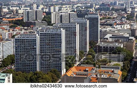 "Top view of the centre of Berlin with skyscrapers in Leipziger Strasse street, Berlin, Germany, Europe" View Large Photo Image Stock Image - "Top view of the centre of Berlin with skyscrapers in Leipziger Strasse street, Berlin, Germany, Europe". Fotosearch