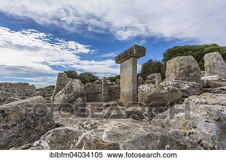 "Torralba d’en Salord, talaiotic and medieval village, megaliths, 2000 BC, archaeological site, Menorca, Balearic Islands, Spain, Europe" View Large Photo Image Stock Photography - "Torralba d’en Salord, talaiotic and medieval village, megaliths, 2000 BC, archaeological site, Menorca, Balearic Islands, Spain, Europe". Fotosearch