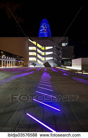 "Torre Agbar skyscraper, architect Jean Nouvel, Placa de les Glories Catalanes Square, Barcelona, Catalonia, Spain, Europe" View Large Photo Image Stock Photo - "Torre Agbar skyscraper, architect Jean Nouvel, Placa de les Glories Catalanes Square, Barcelona, Catalonia, Spain, Europe". Fotosearch