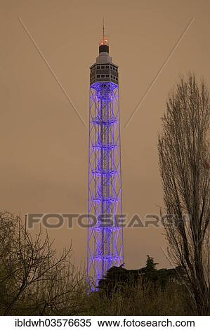 "Torre Branca, observation tower at night, Milan, Lombardy, Italy, Europe" View Large Photo Image Stock Photography - "Torre Branca, observation tower at night, Milan, Lombardy, Italy, Europe". Fotosearch