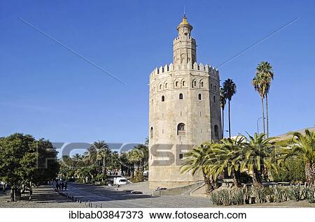 "Torre del Oro, Gold Tower, maritime museum, promenade, Seville, Andalusia, Spain, Europe" View Large Photo Image Stock Image - "Torre del Oro, Gold Tower, maritime museum, promenade, Seville, Andalusia, Spain, Europe". Fotosearch