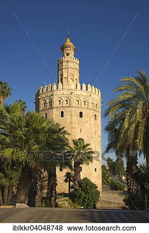 "Torre del Oro on the waterfront of the Rio Guadalquivir, Seville, Andalucia, Spain, Europe" View Large Photo Image Stock Photo - "Torre del Oro on the waterfront of the Rio Guadalquivir, Seville, Andalucia, Spain, Europe". Fotosearch