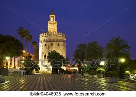 "Torre del Oro on the waterfront of the Rio Guadalquivir, Seville, Andalucia, Spain, Europe" View Large Photo Image Stock Photography - "Torre del Oro on the waterfront of the Rio Guadalquivir, Seville, Andalucia, Spain, Europe". Fotosearch