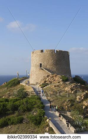 Picture - "Torre di Langosardo tower in Santa Teresa di Gallura, Sardinia, Italy, Europe". Fotosearch