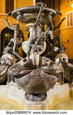 "Tortoise Fountain, Fontana delle Tartarughe, 1581-1584, by Giacomo Della Porta, bronze statues by Taddeo Landini, turtles added during restoration in 1658 by Gian Lorenzo Bernini or Andrea Sacchi, Piazza Mattei, Rome, Lazio, Italy, Europe" View Large Photo Image Picture - "Tortoise Fountain, Fontana delle Tartarughe, 1581-1584, by Giacomo Della Porta, bronze statues by Taddeo Landini, turtles added during restoration in 1658 by Gian Lorenzo Bernini or Andrea Sacchi, Piazza Mattei, Rome, Lazio, Italy, Europe". Fotosearch