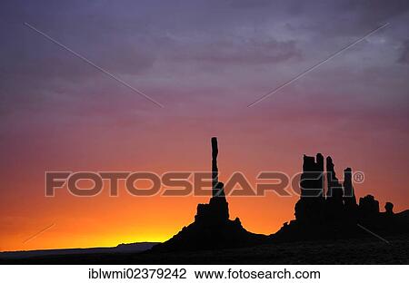 "Totem Pole and Yei Bi Chei rock formations after sunrise, composing, Monument Valley, Navajo Tribal Park, Navajo Nation Reservation, Arizona, Utah, Southwest, United States of America, USA" View Large Photo Image Stock Image - "Totem Pole and Yei Bi Chei rock formations after sunrise, composing, Monument Valley, Navajo Tribal Park, Navajo Nation Reservation, Arizona, Utah, Southwest, United States of America, USA". Fotosearch