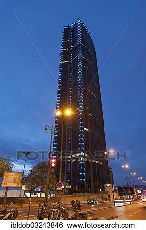 Stock Photograph - "Tour Montparnasse, Montparnasse Tower, Paris, Ile-de-France, France, Europe". Fotosearch