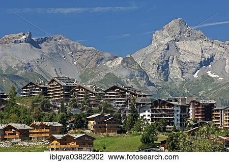 "Tourist resort of Haute-Nendaz, Valais, Switzerland, Europe" View Large Photo Image Stock Image - "Tourist resort of Haute-Nendaz, Valais, Switzerland, Europe". Fotosearch