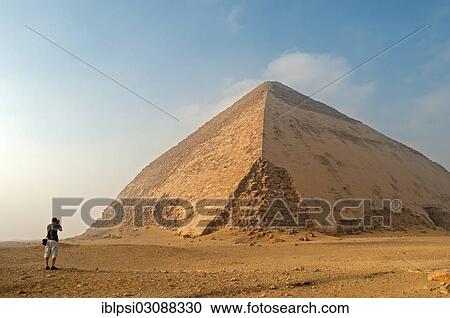 "Tourist takes pictures of Sneferu's Bent Pyramid, 2600 BC, Dahshur Necropolis, Dahshur, Egypt, Africa" View Large Photo Image Stock Image - "Tourist takes pictures of Sneferu's Bent Pyramid, 2600 BC, Dahshur Necropolis, Dahshur, Egypt, Africa". Fotosearch