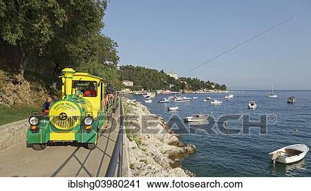 "Tourist train, Rabac, Istria, Croatia, Europe" View Large Photo Image Stock Image - "Tourist train, Rabac, Istria, Croatia, Europe". Fotosearch
