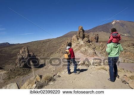 "Tourists at Los Roques in Parque Nacional del Teide, Tenerife, Canary Islands, Spain, Europe" View Large Photo Image Stock Image - "Tourists at Los Roques in Parque Nacional del Teide, Tenerife, Canary Islands, Spain, Europe". Fotosearch
