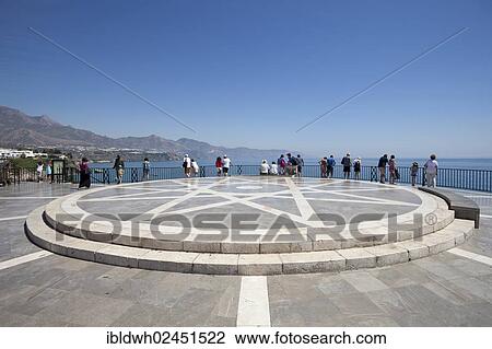 "Tourists at the observation deck of Balcon de Europa, Nerja, Costa del Sol, Andalusia, Spain, Europe, PublicGround, Europe" View Large Photo Image Stock Image - "Tourists at the observation deck of Balcon de Europa, Nerja, Costa del Sol, Andalusia, Spain, Europe, PublicGround, Europe". Fotosearch