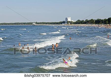 "Tourists bathin in the Baltic Sea, Timmendorfer Strand, Schleswig-Holstein, Germany, Europe" View Large Photo Image Stock Photo - "Tourists bathin in the Baltic Sea, Timmendorfer Strand, Schleswig-Holstein, Germany, Europe". Fotosearch