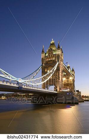 "Tower Bridge at dusk, London, England, United Kingdom, Europe" View Large Photo Image Picture - "Tower Bridge at dusk, London, England, United Kingdom, Europe". Fotosearch