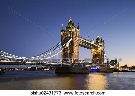"Tower Bridge at dusk, London, England, United Kingdom, Europe" View Large Photo Image Stock Image - "Tower Bridge at dusk, London, England, United Kingdom, Europe". Fotosearch