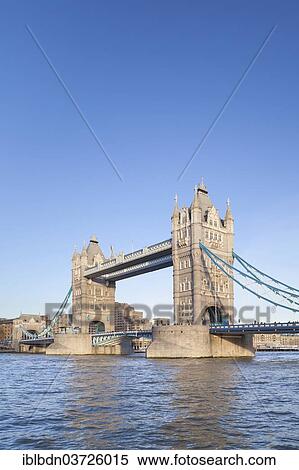 Stock Photography - "Tower Bridge, London, London region, England, United Kingdom, Europe". Fotosearch