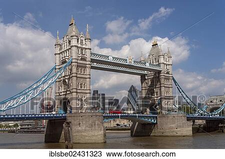 Stock Image - "Tower Bridge, River Thames, London, England, United Kingdom, Europe". Fotosearch