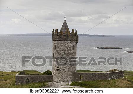 "Tower house of Doonagore Castle, near Doolin, County Clare, Ireland, Europe" View Large Photo Image Stock Photo - "Tower house of Doonagore Castle, near Doolin, County Clare, Ireland, Europe". Fotosearch