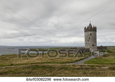 "Tower house of Doonagore Castle, near Doolin, County Clare, Ireland, Europe" View Large Photo Image Stock Photograph - "Tower house of Doonagore Castle, near Doolin, County Clare, Ireland, Europe". Fotosearch