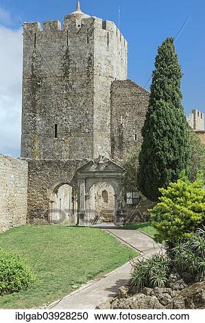 "Tower of Castelo de Palmela castle, Distrikt Setubal, Portugal, Europe" View Large Photo Image Stock Image - "Tower of Castelo de Palmela castle, Distrikt Setubal, Portugal, Europe". Fotosearch
