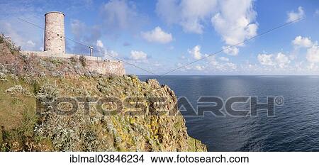 "Tower on Cap Frehel, Brittany, France, Europe" View Large Photo Image Picture - "Tower on Cap Frehel, Brittany, France, Europe". Fotosearch