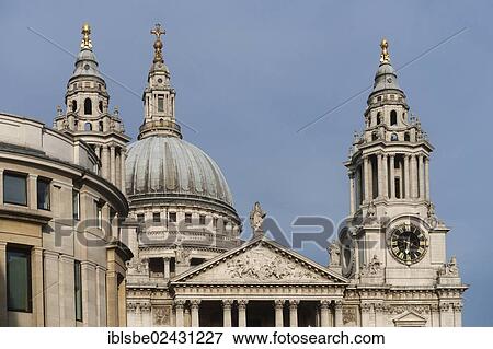 "Towers of St Paul's Cathedral, London, England, United Kingdom, Europe" View Large Photo Image Stock Photo - "Towers of St Paul's Cathedral, London, England, United Kingdom, Europe". Fotosearch