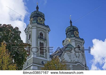 "Towers of the parish church of Peter and Paul, consecrated in 1914, Lindenberg, Allgau, Bavaria, Germany, Europe" View Large Photo Image Stock Photo - "Towers of the parish church of Peter and Paul, consecrated in 1914, Lindenberg, Allgau, Bavaria, Germany, Europe". Fotosearch