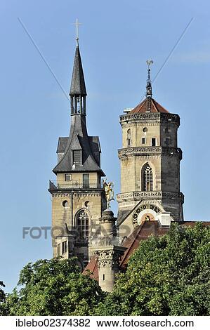 "Towers of the Stiftskirche, Collegiate Church, Stuttgart, Baden-Wuerttemberg, Germany, Europe" View Large Photo Image Stock Image - "Towers of the Stiftskirche, Collegiate Church, Stuttgart, Baden-Wuerttemberg, Germany, Europe". Fotosearch
