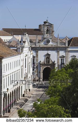 "Town centre of Faro, Algarve, Portugal, Europe" View Large Photo Image Picture - "Town centre of Faro, Algarve, Portugal, Europe". Fotosearch