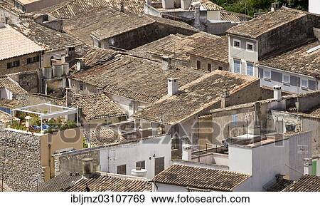 "Town centre, stone houses, Arta, Mallorca, Majorca, Balearic Islands, Spain, Europe" View Large Photo Image Stock Photo - "Town centre, stone houses, Arta, Mallorca, Majorca, Balearic Islands, Spain, Europe". Fotosearch