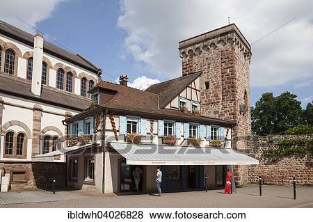 "Town fortification, city tower, Place Andre Neher square, Obernai, Alsace, France, Europe" View Large Photo Image Stock Photo - "Town fortification, city tower, Place Andre Neher square, Obernai, Alsace, France, Europe". Fotosearch