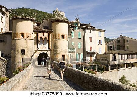 "Town gate, Entrevaux, Provence-Alpes-Cote d’Azur, France, Europe" View Large Photo Image Stock Image - "Town gate, Entrevaux, Provence-Alpes-Cote d’Azur, France, Europe". Fotosearch