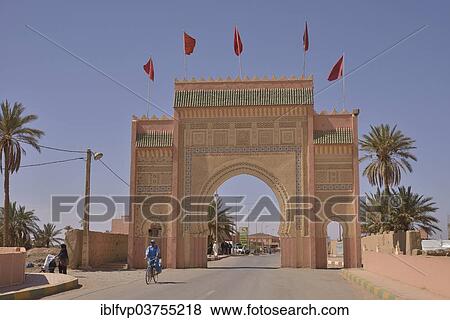 "Town gate, Rissani, Meknes-Tafilalet region, Morocco, Africa" View Large Photo Image Stock Photo - "Town gate, Rissani, Meknes-Tafilalet region, Morocco, Africa". Fotosearch