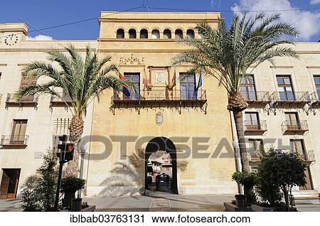 "Town hall, Elche, Province of Alicante, Spain, Europe" View Large Photo Image Stock Image - "Town hall, Elche, Province of Alicante, Spain, Europe". Fotosearch