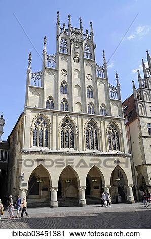 "Town hall, gabled houses, Prinzipalmarkt street, Munster, Munsterland, Nordrhein-Westfalen, Germany, Europe" View Large Photo Image Stock Image - "Town hall, gabled houses, Prinzipalmarkt street, Munster, Munsterland, Nordrhein-Westfalen, Germany, Europe". Fotosearch