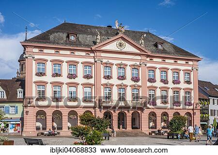 Stock Image - "Town Hall, Gengenbach, Black Forest, Baden-Wurttemberg, Germany, Europe". Fotosearch