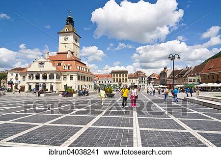 "Town hall in Piata Sfatului, Brasov, Transylvania, Romania, Europe" View Large Photo Image Stock Image - "Town hall in Piata Sfatului, Brasov, Transylvania, Romania, Europe". Fotosearch