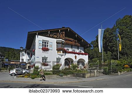 "Town hall in Schliersee, Bavaria, Germany, Europe" View Large Photo Image Stock Image - "Town hall in Schliersee, Bavaria, Germany, Europe". Fotosearch