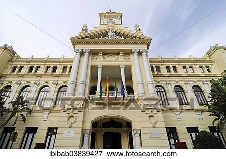 "Town Hall, Malaga, Malaga province, Andalusia, Spain, Europe" View Large Photo Image Stock Photo - "Town Hall, Malaga, Malaga province, Andalusia, Spain, Europe". Fotosearch