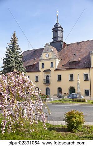 "Town hall, market square, Lommatzsch, Saxony, Germany, Europe" View Large Photo Image Picture - "Town hall, market square, Lommatzsch, Saxony, Germany, Europe". Fotosearch